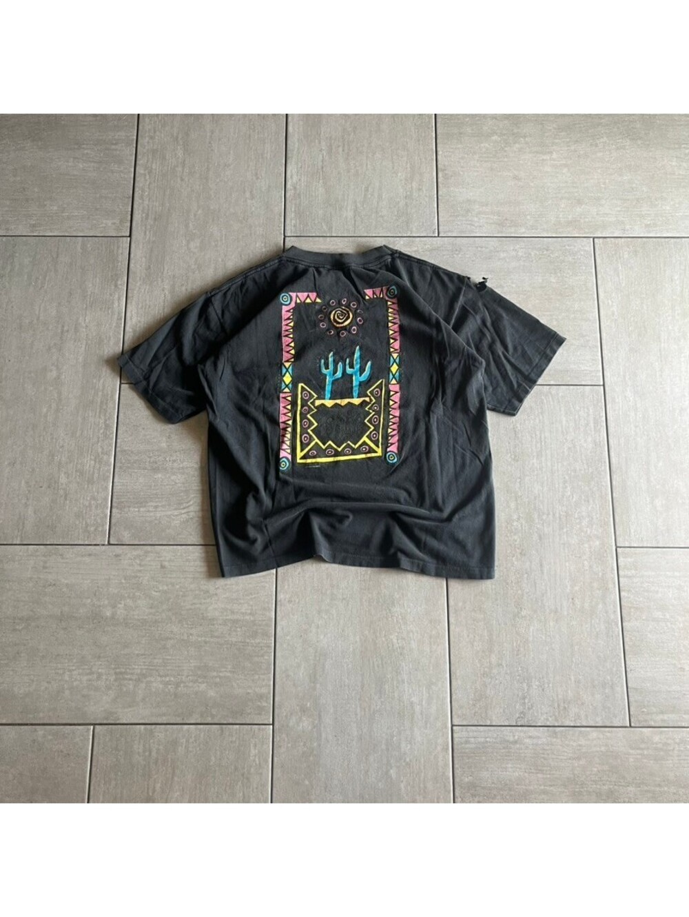 Clothes for Heroes Black Graphic Tee Large Cotton Casual Shirt
